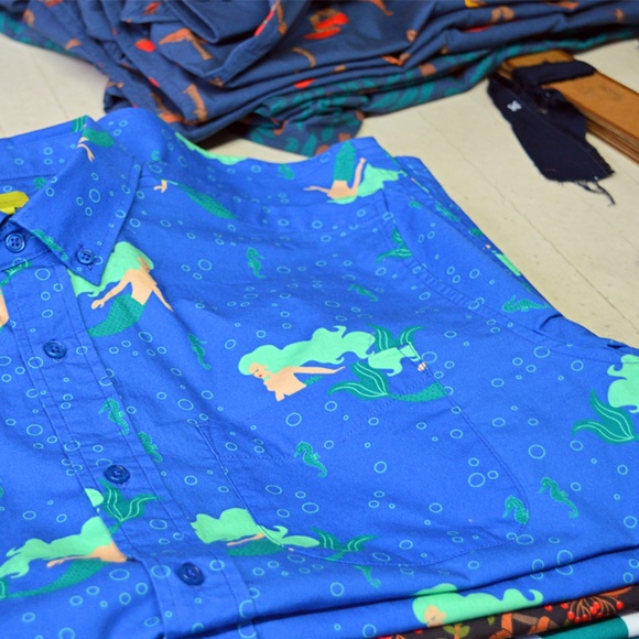 Under The Sea Printed Short Sleeve Shirt - Picture 7 of 7